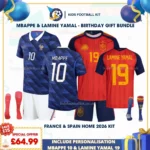 France Home & Spain Home Kids Kits 2026 - MBAPPE 10 & LAMINE YAMAL 19