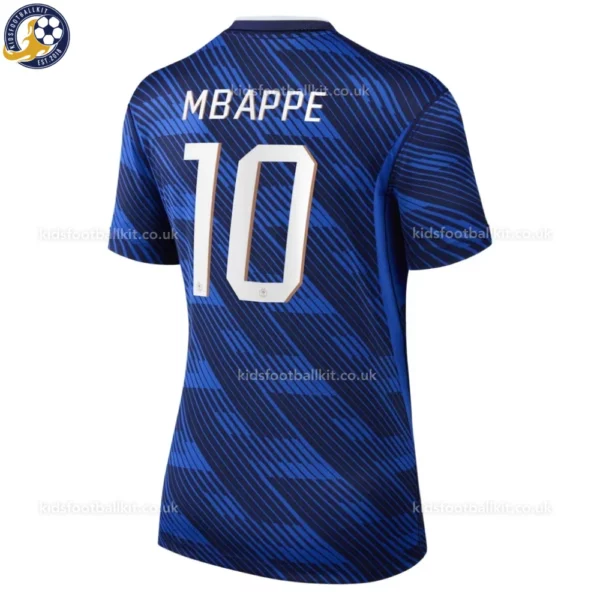 France Home women shirt 2026-back view-MBAPPE 10
