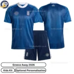 Greece Away Kids Kit 2026-over view