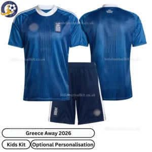 Greece Away Kids Kit 2026-over view
