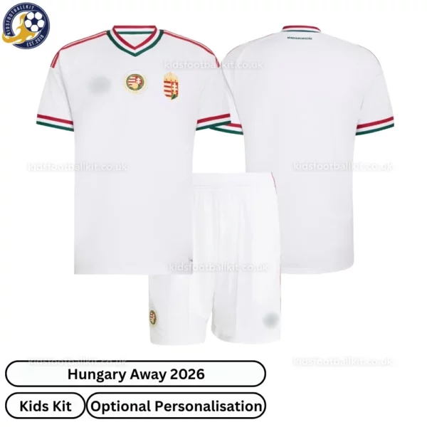 Hungary Away Kids Kit 2026-over view