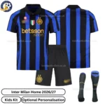 Inter Milan home kids kit 26_27-over view