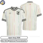Japan Away Men Shirt 2026-over view