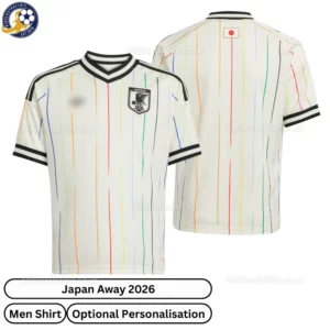 Japan Away Men Shirt 2026-over view