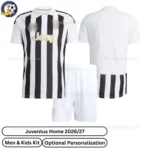 Juventus Home Men and Kids Kit 2026_27-over view