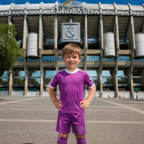 KFK Aston Villa Goalkeeper Kids Football Kit 2025_26 (No socks) – Purple AI GEN