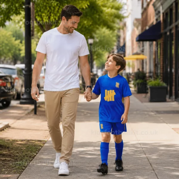 KFK Birmingham City Home Kids Football Kit 2025_26 (With Socks) AI GEN