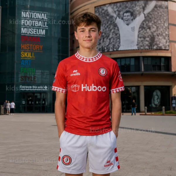 KFK Bristol City Home Kids Football Kit 2024_25 (No Socks) AI GEN