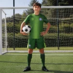 KFK Chelsea Goalkeeper Kids Football Kit 2025_26 (No Socks) – Green AI GEN