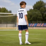 KFK England Home Kids Football Kit 2024 – BELLINGHAM 10 (With Socks) AI GEN