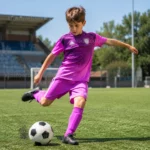 KFK Leeds United Goalkeeper Kids Football Kit 2025_26 (No Socks) – Pink AI GEN