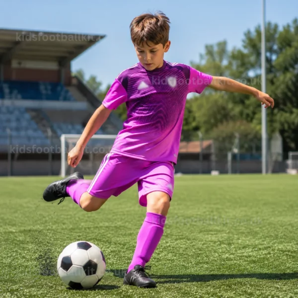 KFK Leeds United Goalkeeper Kids Football Kit 2025_26 (No Socks) – Pink AI GEN