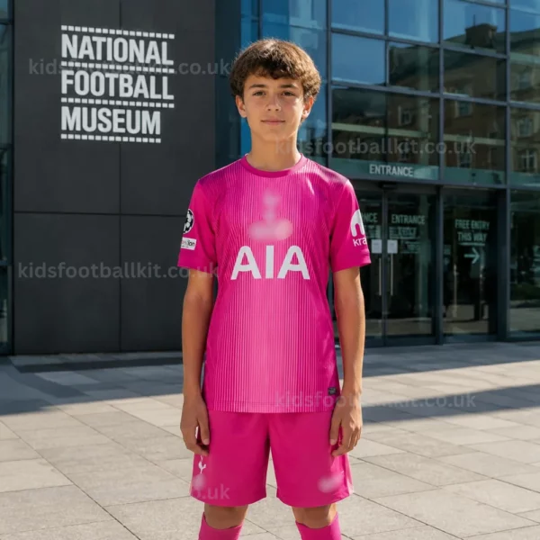 KFK Tottenham Hotspur Goalkeeper Kids Football Kit 2025_26 (No Socks) – Purple AI GEN