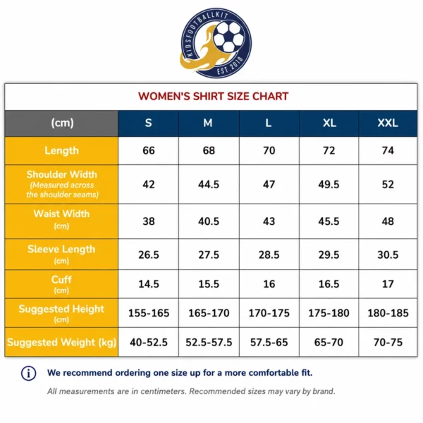 KFK-Women-Size-Chart-Update2026