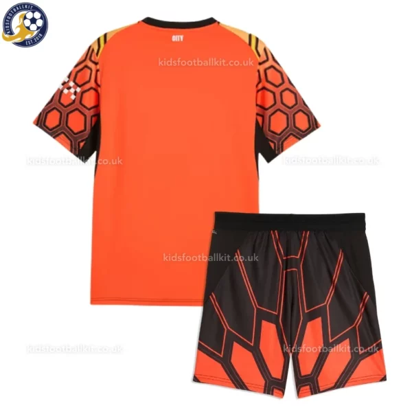 Manchester City Goalkeeper Kids Kit 26_27-back view
