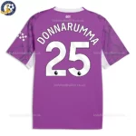 Manchester City Goalkeeper Kids Kit 26_27-back view-DONNARUMMA 25-r