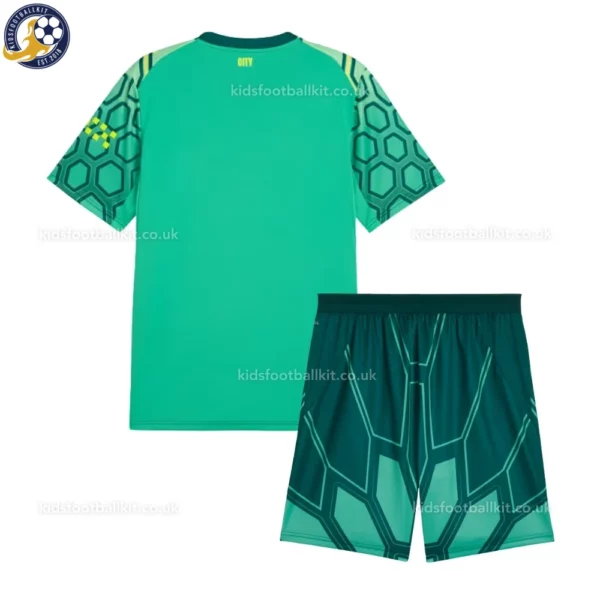 Manchester City Goalkeeper Kids Kit 26_27-back view-green