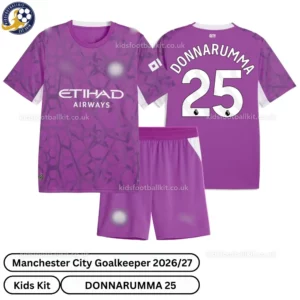 Manchester City Goalkeeper Kids Kit 26_27-over view-DONNARUMMA 25-r