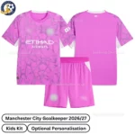 Manchester City Goalkeeper Kids Kit 26_27-over view-pink