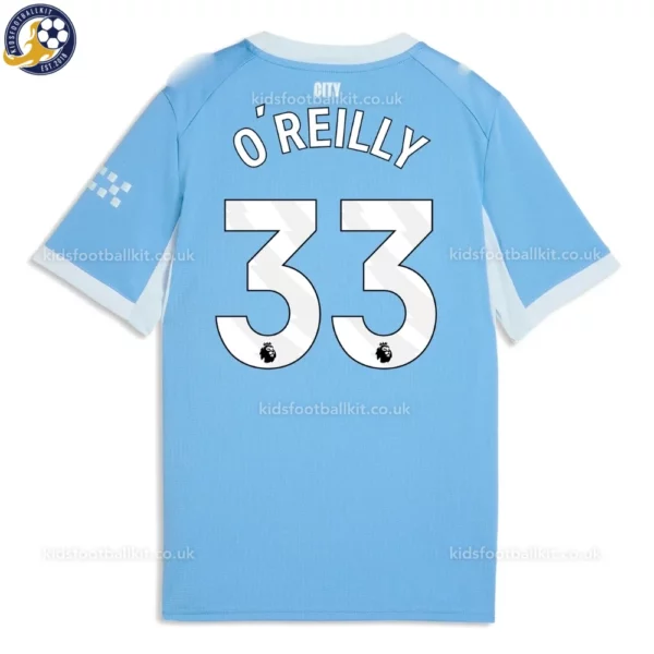 Manchester City Home Kids Kit 26_27-back view-O'REILLY 33