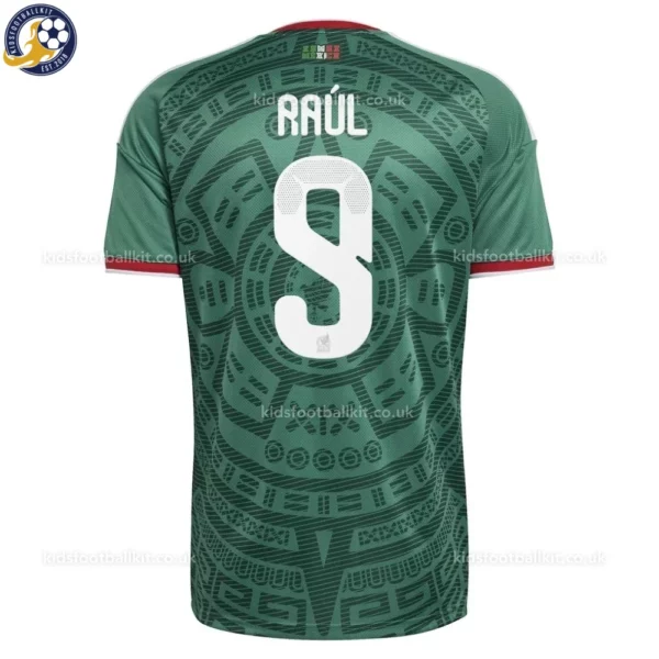 Mexico Home Kids Kit 2026-back view-RAÚL 9