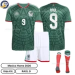 Mexico Home Kids Kit 2026-over view-RAÚL 9