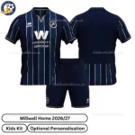 Millwall home kids kit 26_27-over view
