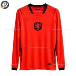 Netherlands Home Men Shirt 2026-front view-long sleeve