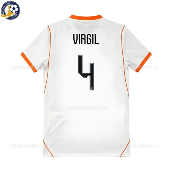 Netherlands away kids kit 2026-back view-VIRGIL 4