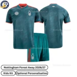 Nottingham Forest Away kids kit 26_27-over view