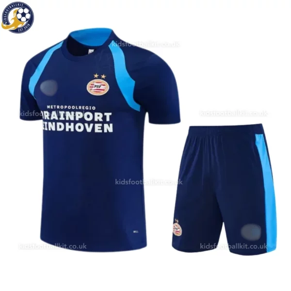 PSV Eindhoven Training kids kit 26_27-front view-royal blue