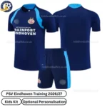 PSV Eindhoven Training kids kit 26_27-over view-royal blue