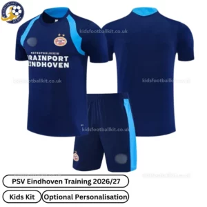 PSV Eindhoven Training kids kit 26_27-over view-royal blue