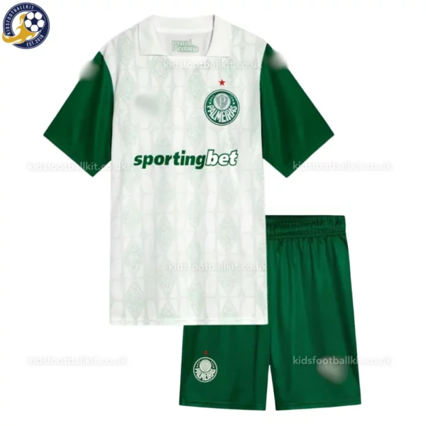 Palmeiras Away Kids Kit 25_26-front view