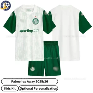Palmeiras Away Kids Kit 25_26-over view