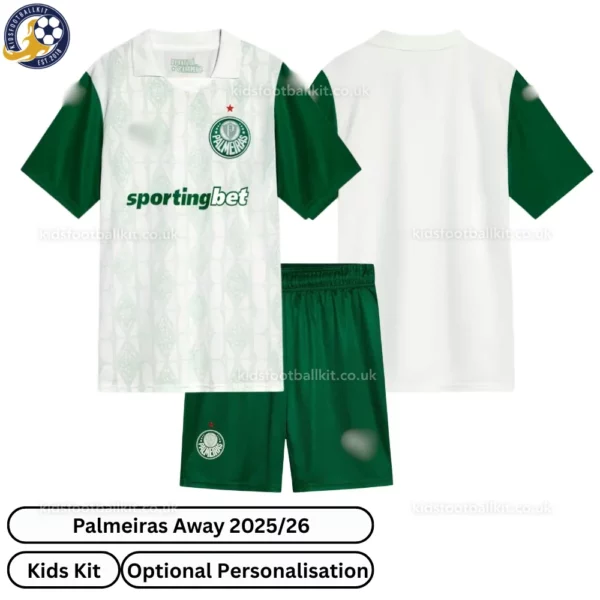 Palmeiras Away Kids Kit 25_26-over view