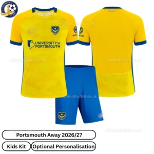 Portsmouth Away Kids Kit 2026_27-over view
