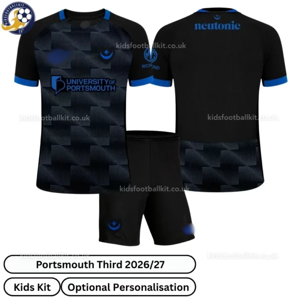Portsmouth Third kids Kit 26_27-Over view