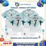 Portugal Away Kids Kits 2026 - RONALDO 7