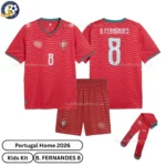 Portugal Home Kids Kit 2026-over view-B. FERNANDES 8