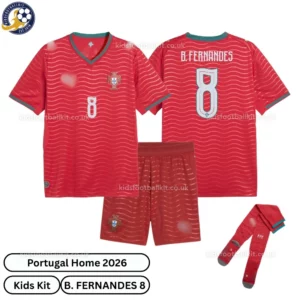 Portugal Home Kids Kit 2026-over view-B. FERNANDES 8