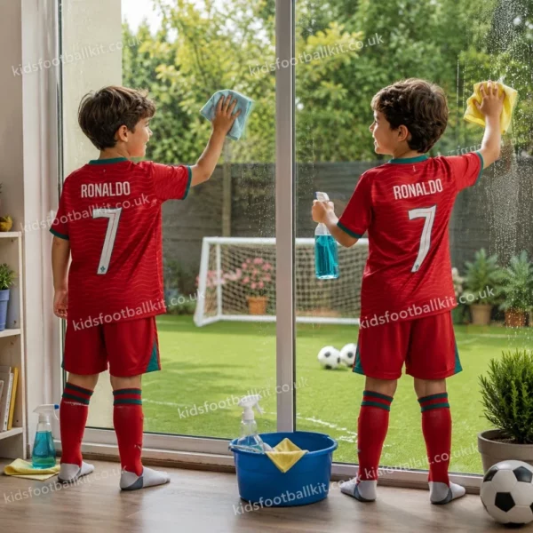 Portugal Home Kids Kits 2026 - RONALDO 7-image