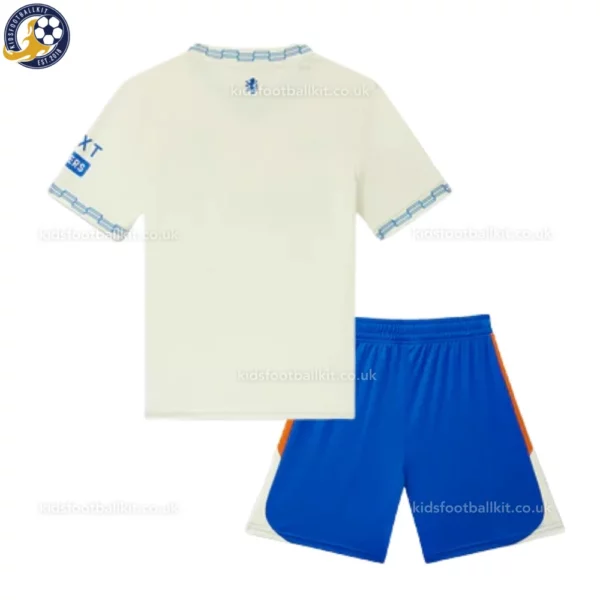 Rangers Away Kids Kit 26_27-back view