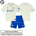 Rangers Away Kids Kit 26_27-over view