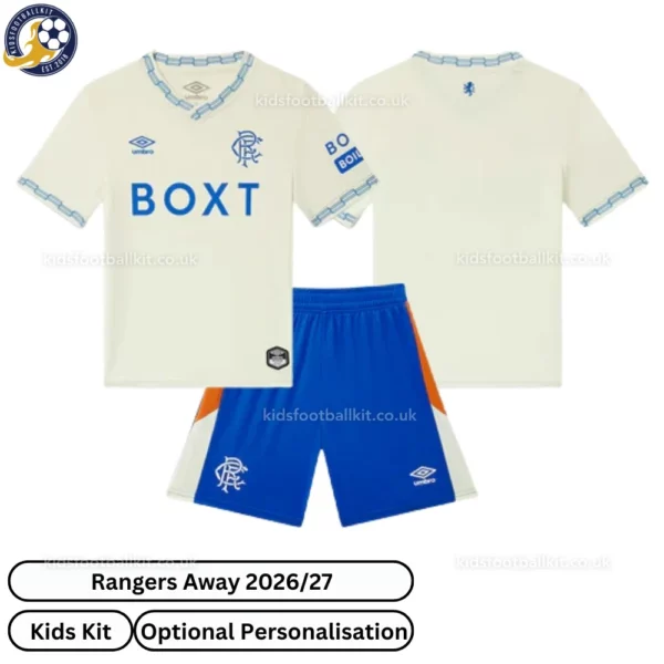 Rangers Away Kids Kit 26_27-over view