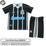 Retro Corinthians away Kids Kit 99_00-front view