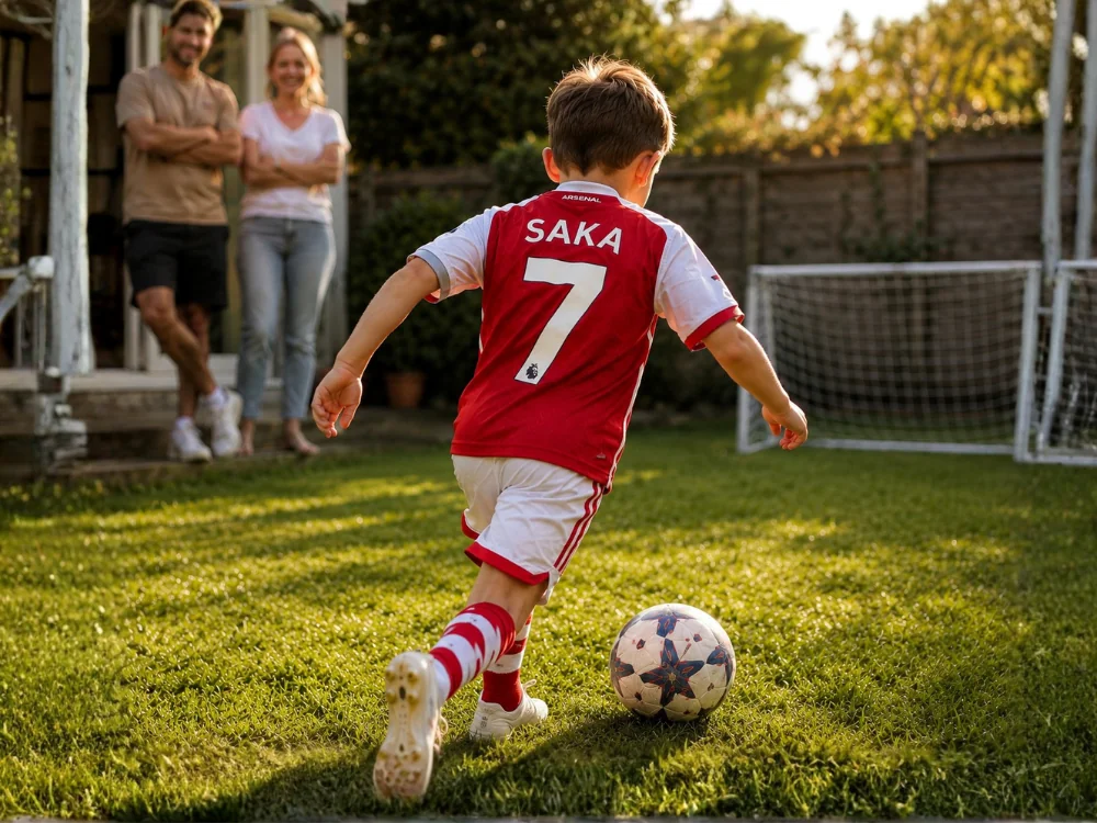 Saka 7 kids football gift pack