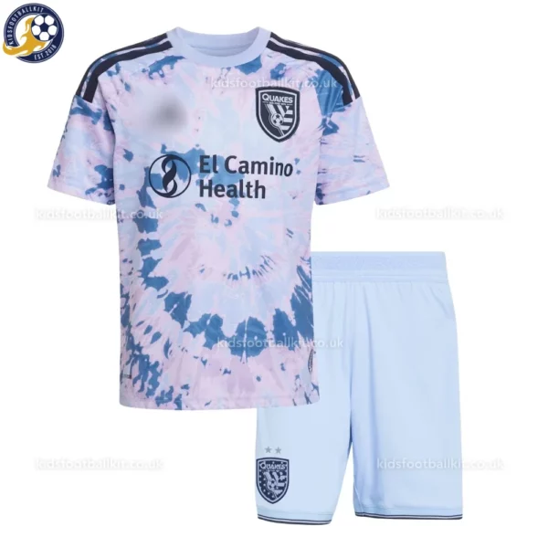San Jose Earthquakes Away Kids Kit 2026_27-front view