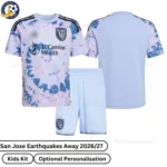 San Jose Earthquakes Away Kids Kit 2026_27-over view