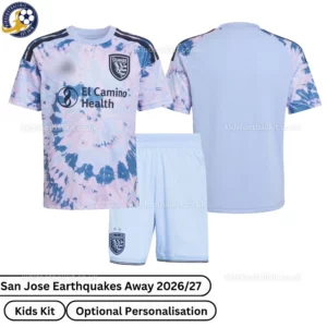 San Jose Earthquakes Away Kids Kit 2026_27-over view